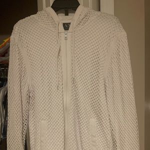 White Armani Hoodie
